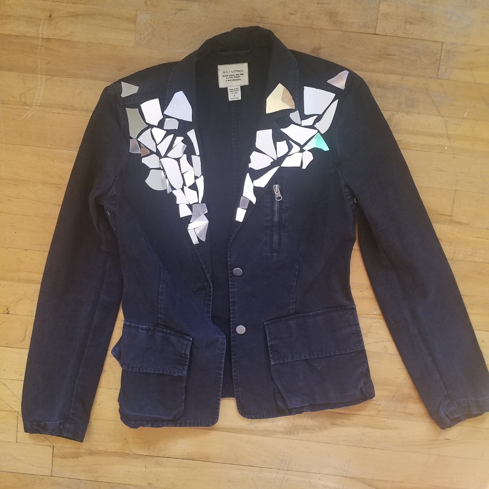 Nili Lotan-Mirror Jean Jacket